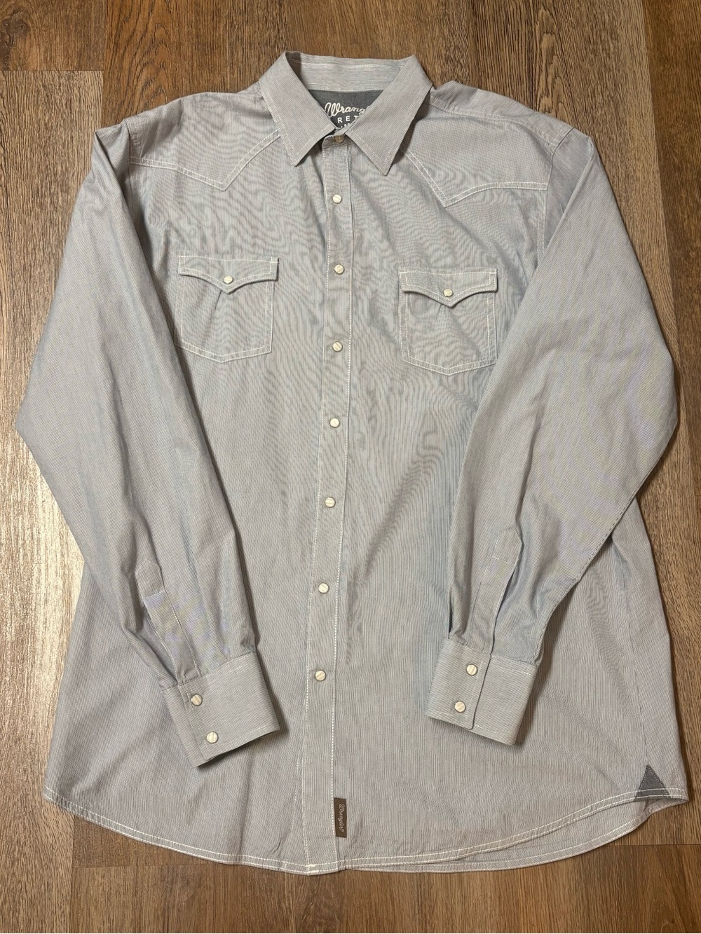 Wrangler Retro® Premium Pearl Snap Western Shirt — Men's Size 2XLT